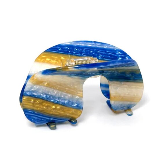 NWT Bryce Canyon Shimmery Blue Hair Claw Clip - Picture 5 of 5